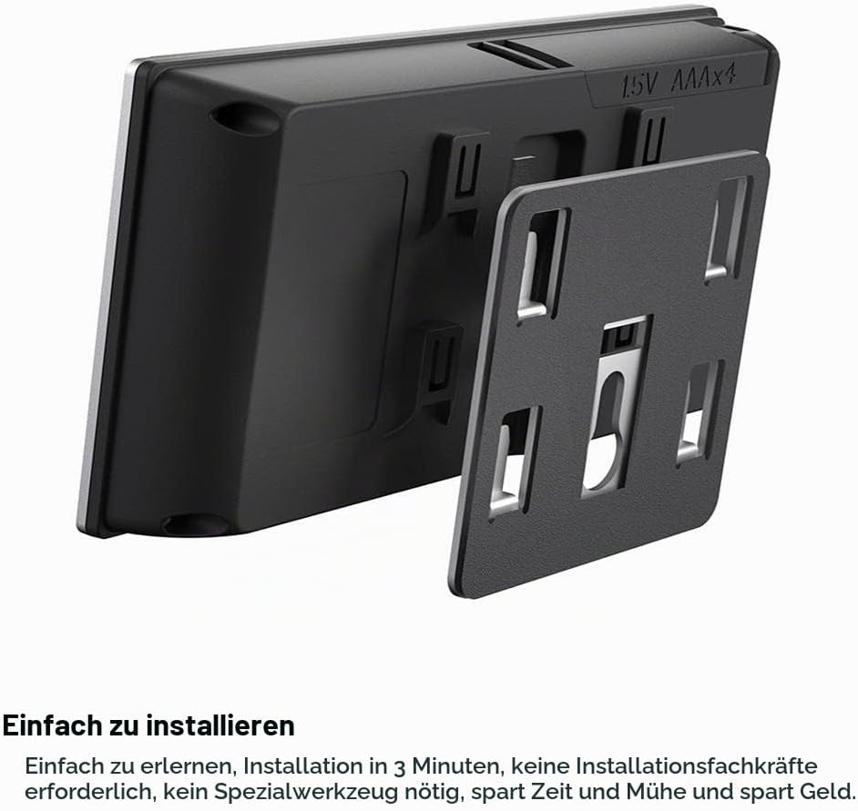 Nikou 3,5-Zoll LCD Tür Elektronische Türspion Guckloch Kamera, 120-Grad Digital Türklingel 2 Million