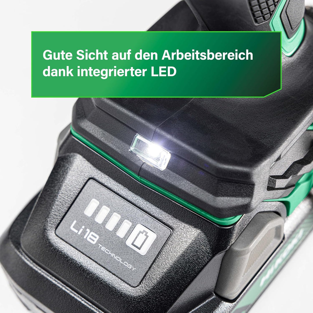HiKOKI Akku Bohrschrauber DS18DEW2Z, 18V Brushless Bohrer, 70 Nm, HSC II