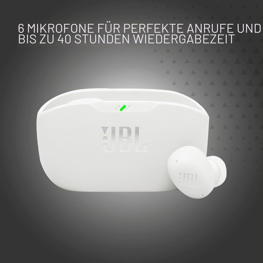 JBL Vibe Buds 2 JBLVBUDS2BLK True Wireless Noise Cancelling Bluetooth Earbuds Schwarz