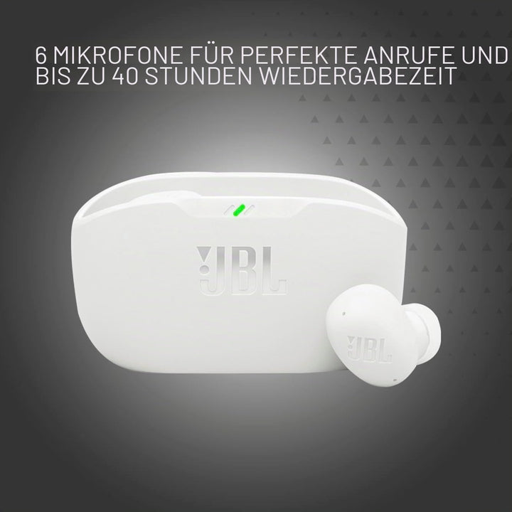 JBL Vibe Buds 2 JBLVBUDS2BLK True Wireless Noise Cancelling Bluetooth Earbuds Schwarz