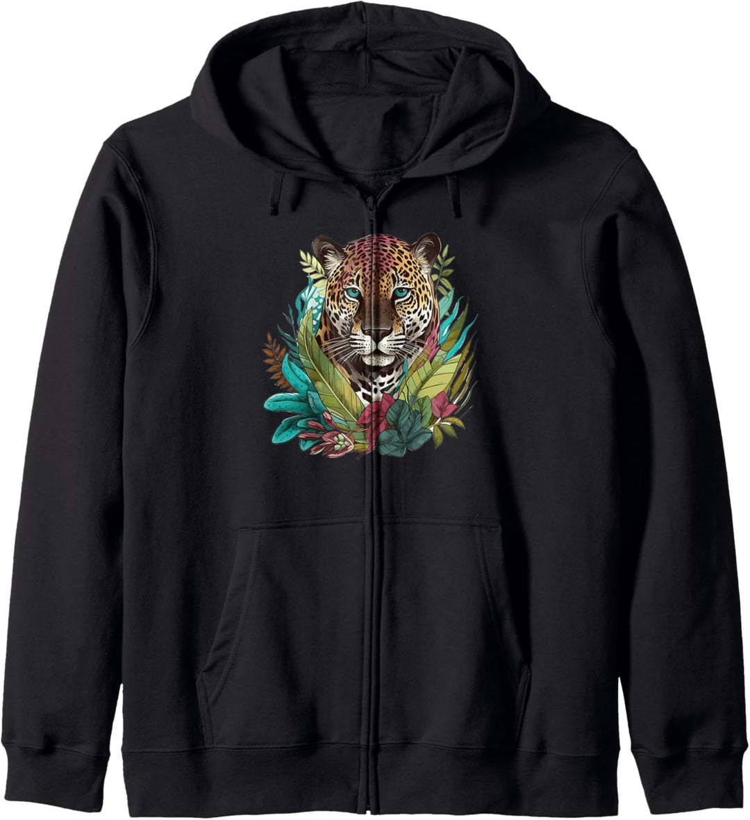 Dschungel Jaguar Kapuzenjacke