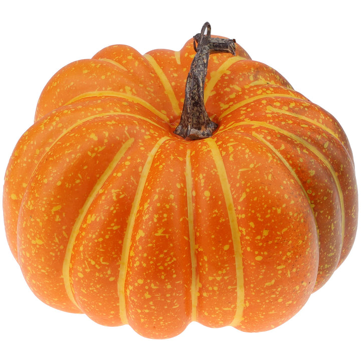 Gresorth 20 cm Fälschung Eben Kürbis Lebensecht Griff Künstlich Essen Halloween Christmas Dekoration
