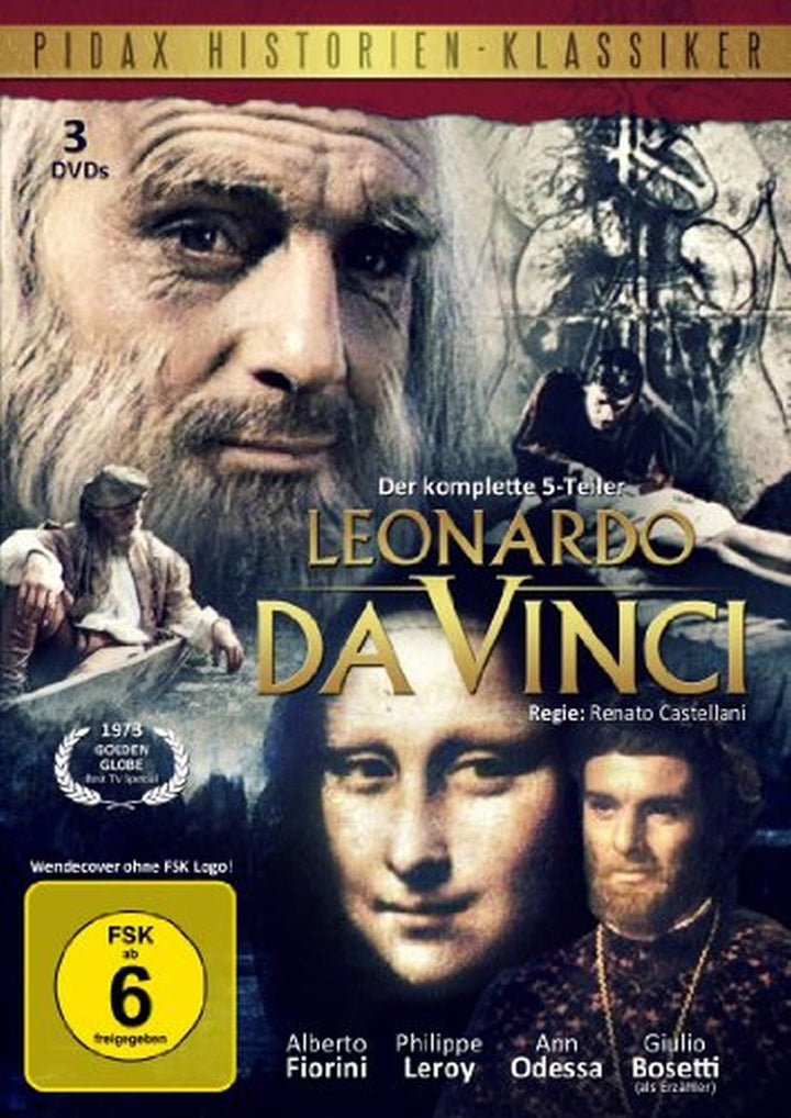 Pidax Historien-Klassiker: Leonardo da Vinci - der komplette 5-Teiler [3 DVDs], DVD