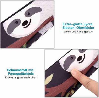 AOKSUNOVA Ergonomisch Mauspad mit Gelkissen Mouse pad & Tastatur Handgelenkstütze Handgelenkauflage