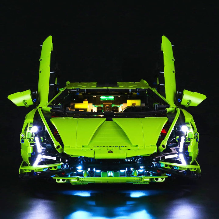 BRIKSMAX Led Beleuchtungsset für Lego Technic Lamborghini Sián FKP 37 - Compatible with Lego 42115 B
