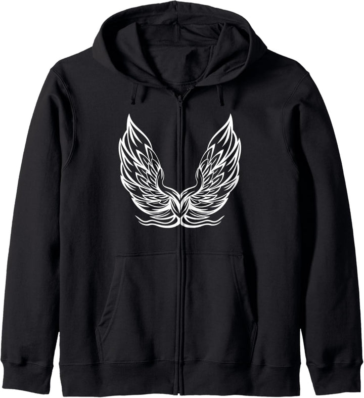 Ästhetische Y2k Feenflügel Alternative Kleidung Alt Grunge Kapuzenjacke
