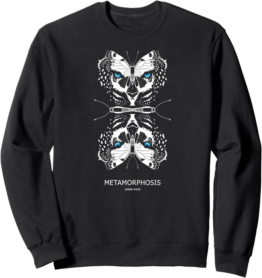 Jonny Cota Studio Metamorphosis Print Logo Sweatshirt, Black, Unisex Small