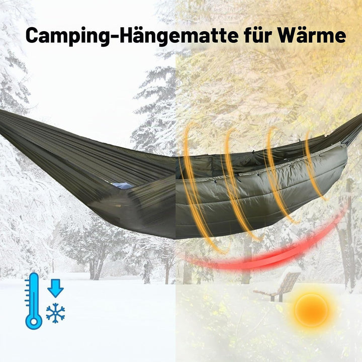 Onewind Hängematte Underquilt, volle Länge unter Decke mit Isolierung für Hängematte Camping,4 Jahre