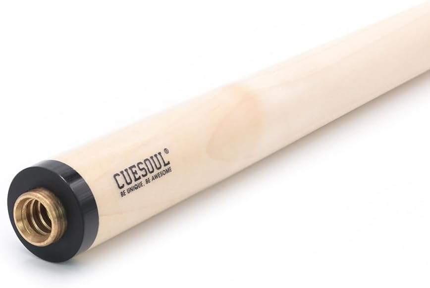 DHOLE CUESOUL 58 "2 Piece Maple Billiard Queue 19 Unzen nur Schiene 12.5mm, nur Schiene 12.5mm