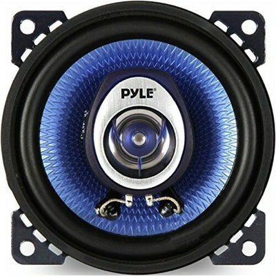 2 PYLE PL42BL 2 Wege koaxial Lautsprecher blau 4" 10,00 cm 100 mm 90 watt rms 180 watt max türen aut