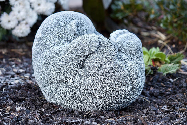 stoneandstyle Steinfigur grosser Bär Bärchen Panda, Frost- und wetterfest bis -30°C, massiver Steing