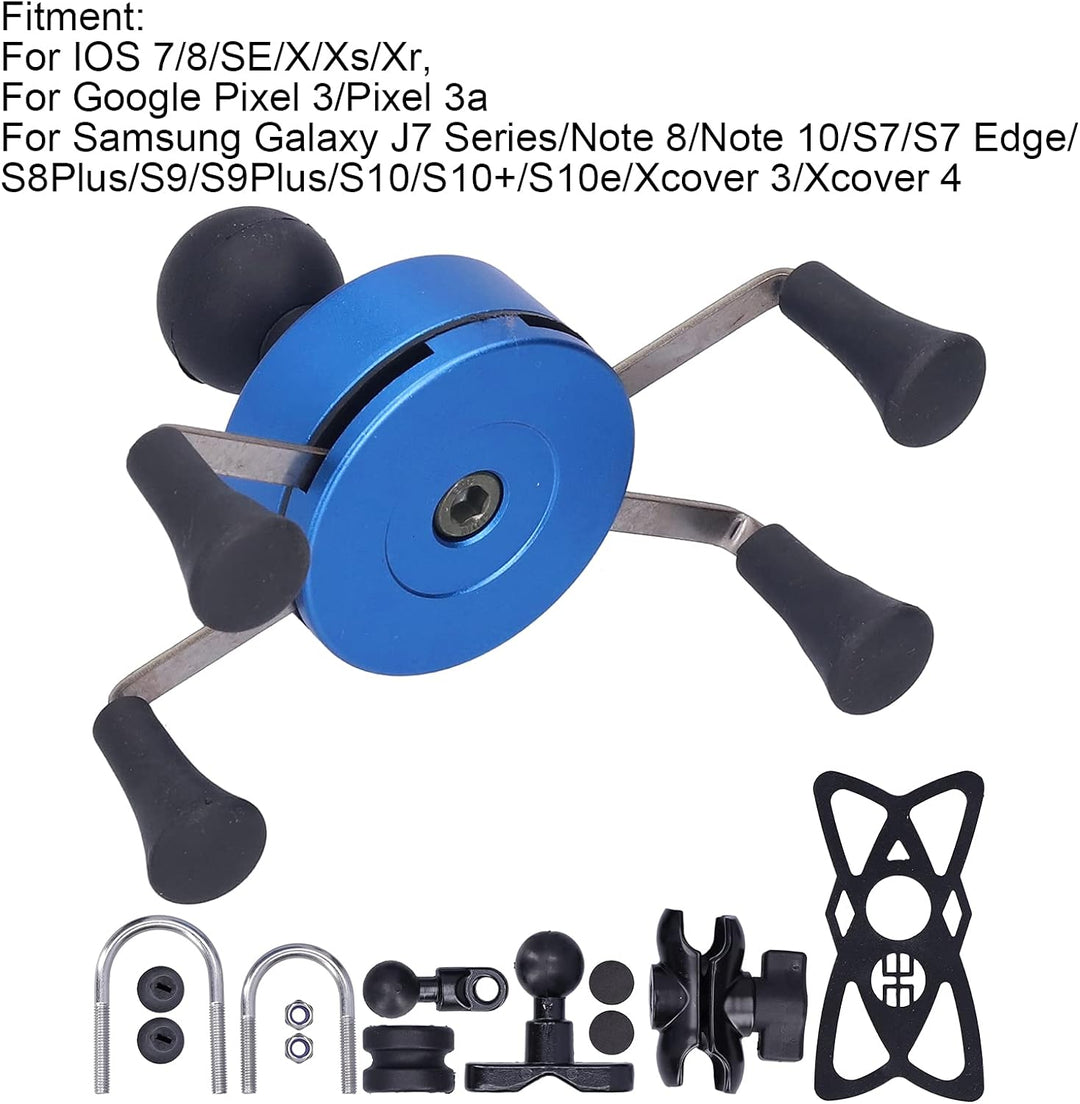 Yctze Motorrad Handyhalter, Handyhalter Kunststoff Metall X-Grip Lenkerhalterung Modifikation Univer