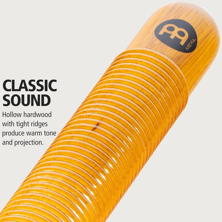 Meinl Percussion GU1AM Wood Guiro, bernstein
