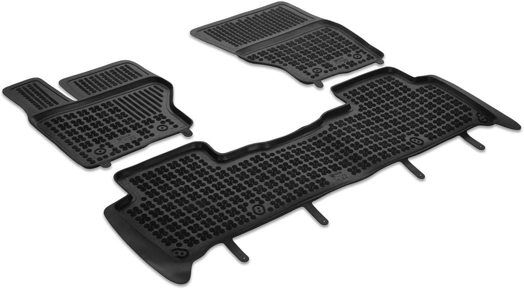 AZUGA Hohe Gummi Fussmatten mit Rand passend für Land Rover Discovery V ab 4/2017/Range Rover Sport
