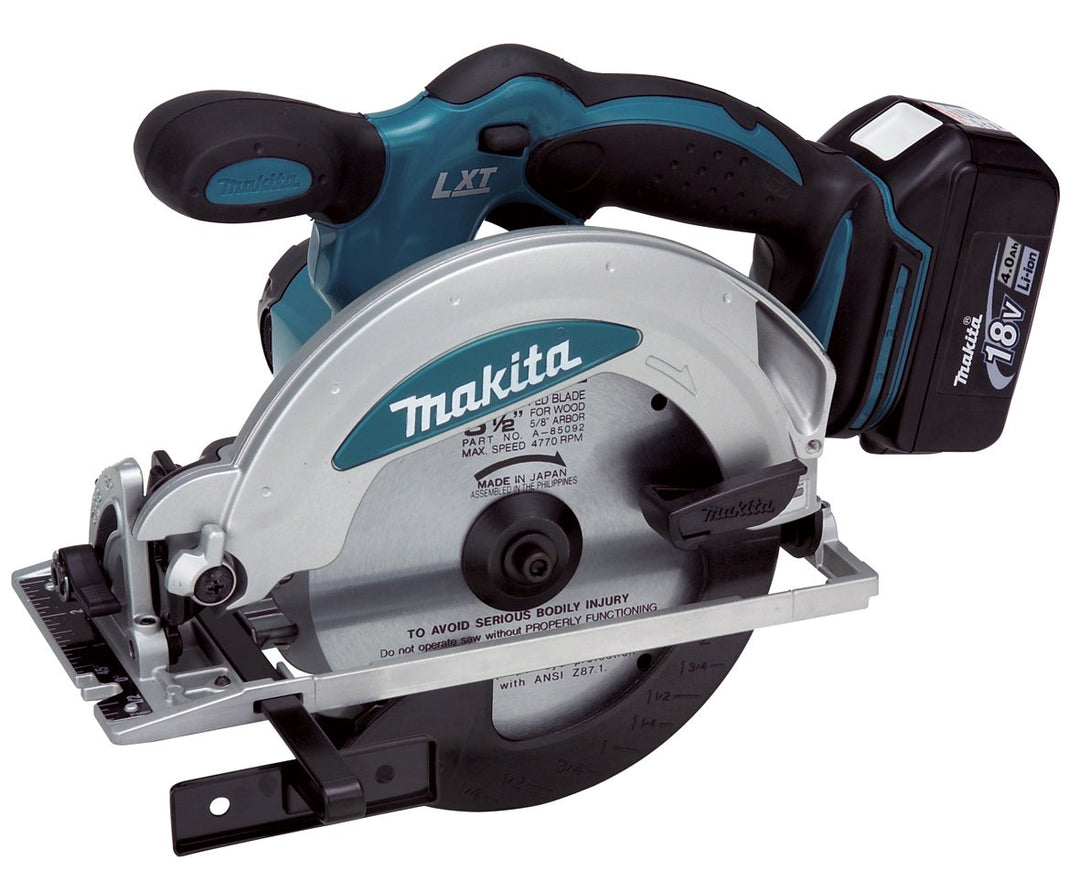 Makita DSS610RMJ Akku-Handkreissäge 18 V/4,0 Ah, 2 Akkus und Ladegerät im Makpac im MAKPAC mit 2 Akk