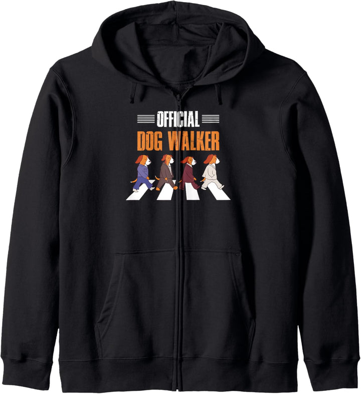 Official Dog Walker Hundespaziergang Kapuzenjacke