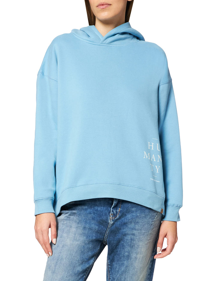 camel active Damen Kapuzenpullover L Skyblue, L Skyblue