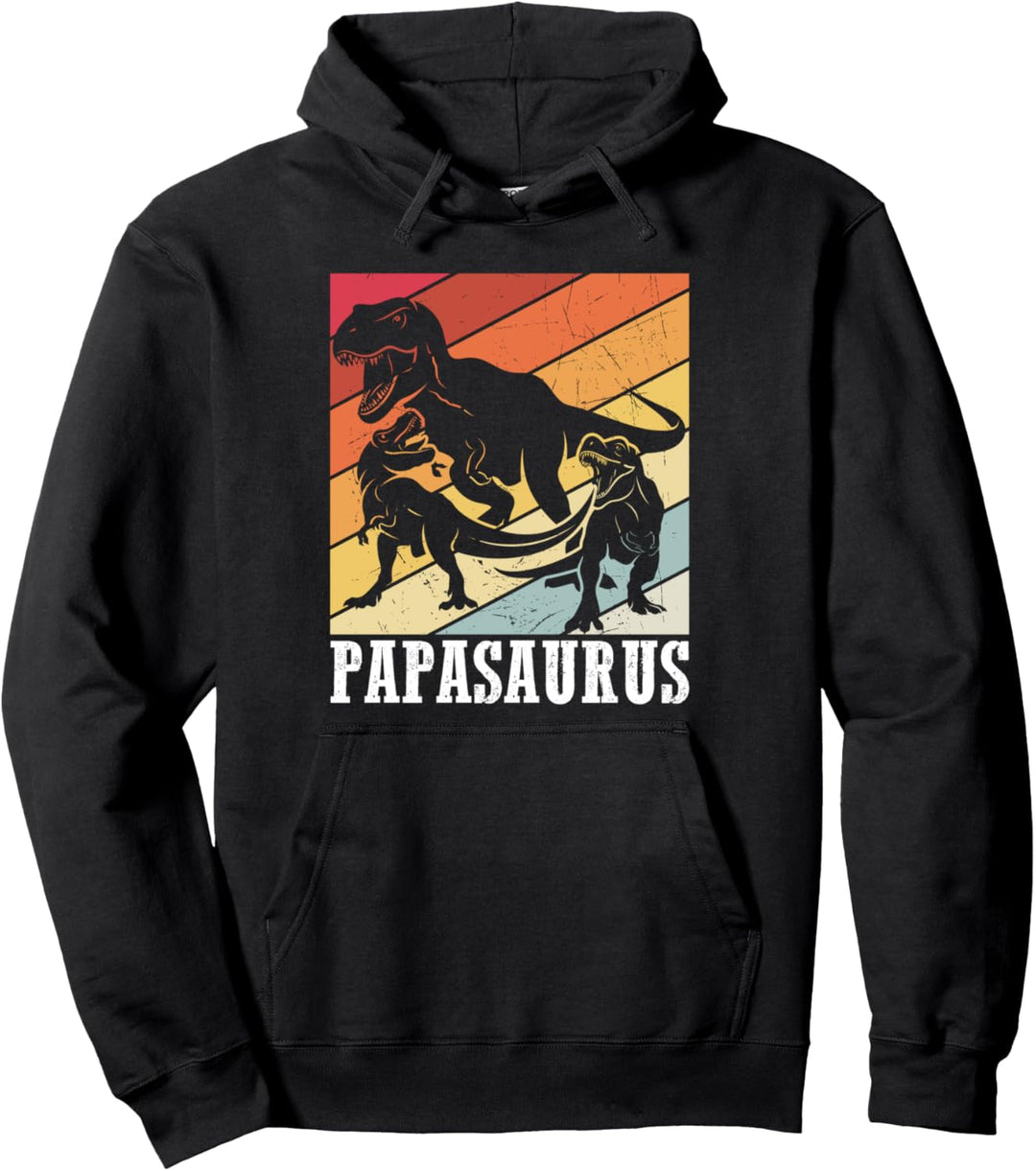 Papasaurus Dinosaurier Papa Saurus Vatertags Geschenk Pullover Hoodie