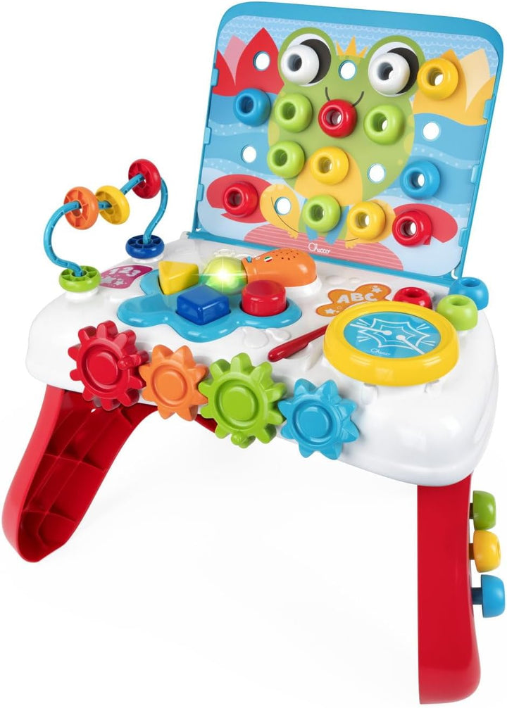 Chicco, Art&Craft Desk, Multiaktivitätstisch, Elektronisch Zweisprachig, Lichter, Geräusche, Sätze,