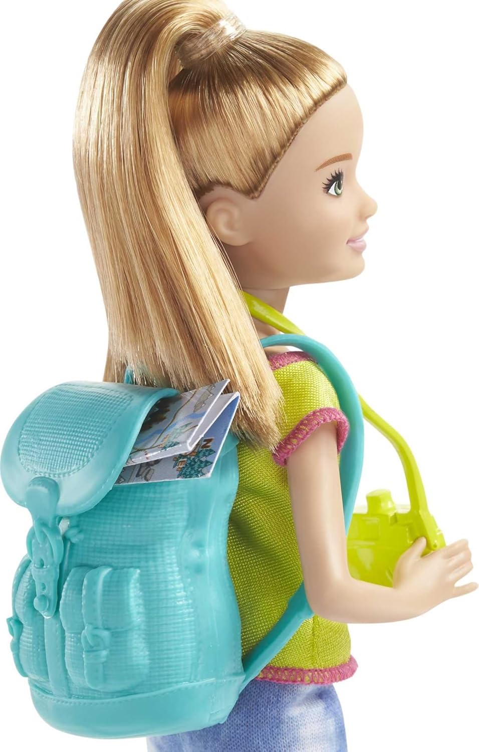 Barbie GJB58 - Team Stacie Puppe und Sommer-Camp Spielset mit Zelt, Kajak und mehr als 15 Zubehörtei
