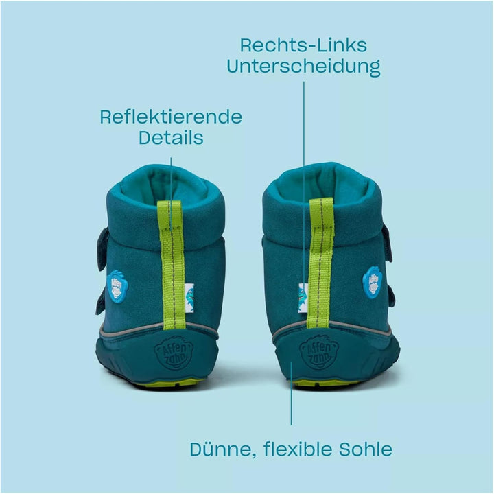 Affenzahn Winterstiefel Wolle Comfy warm gefüttert, wasserdicht aus recycelter Wolle Grösse 21-32 21