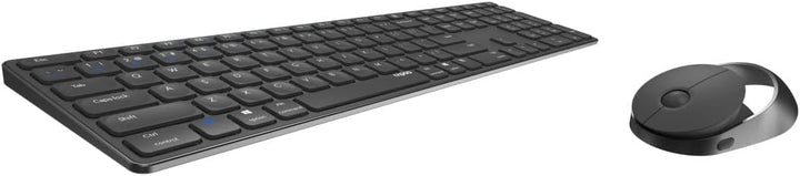Rapoo 9850M kabelloses Tastatur-Maus Set Wireless Deskset 1600 DPI Sensor wiederaufladbarer Akku fla
