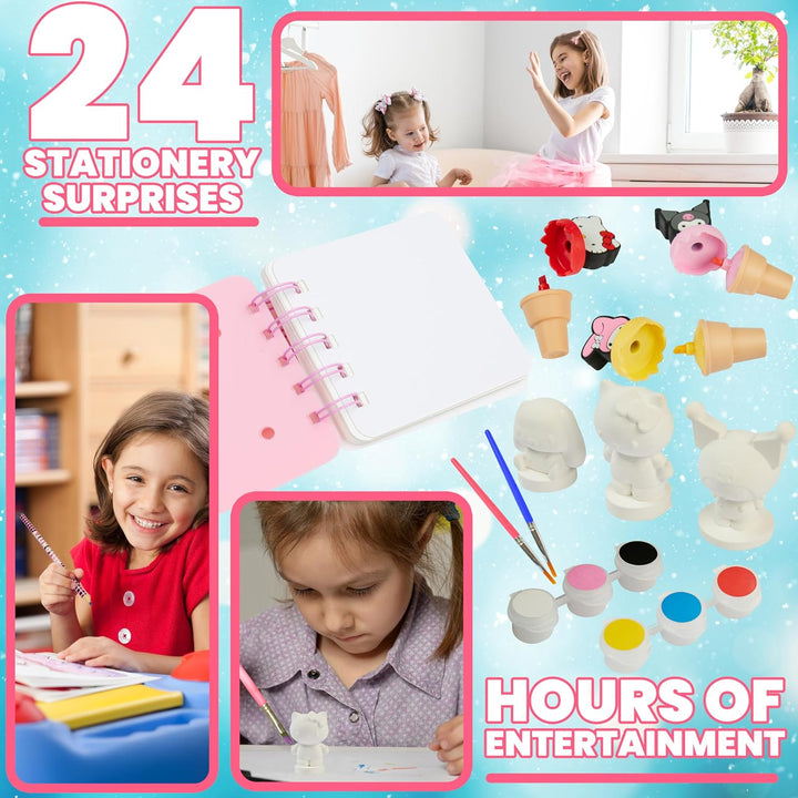 Get Trend Hello Kitty Sanrio Adventskalender 2025 Kinder Weihnachtskalender mit 24 Türchen &amp; Geschen