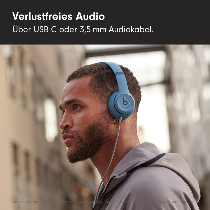 Beats Solo 4 - Kabelloser Bluetooth On-Ear Kopfhörer, Apple & Android kompatibel, Bis zu 50 Stunden