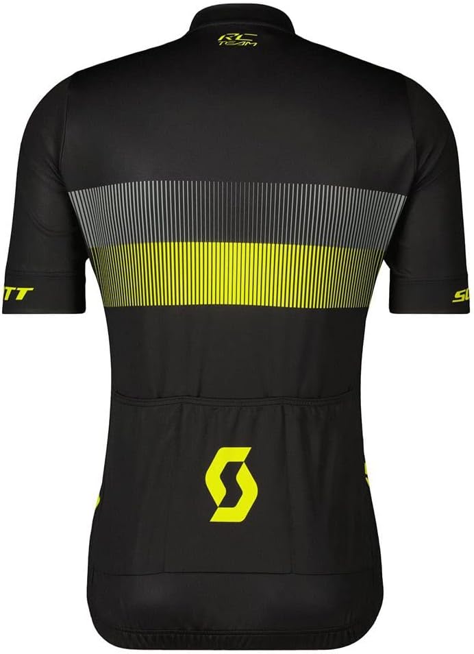 Scott RC Team 10 Fahrrad Trikot kurz schwarz/grau 2024 S Black/Sulphur Yellow, S Black/Sulphur Yello