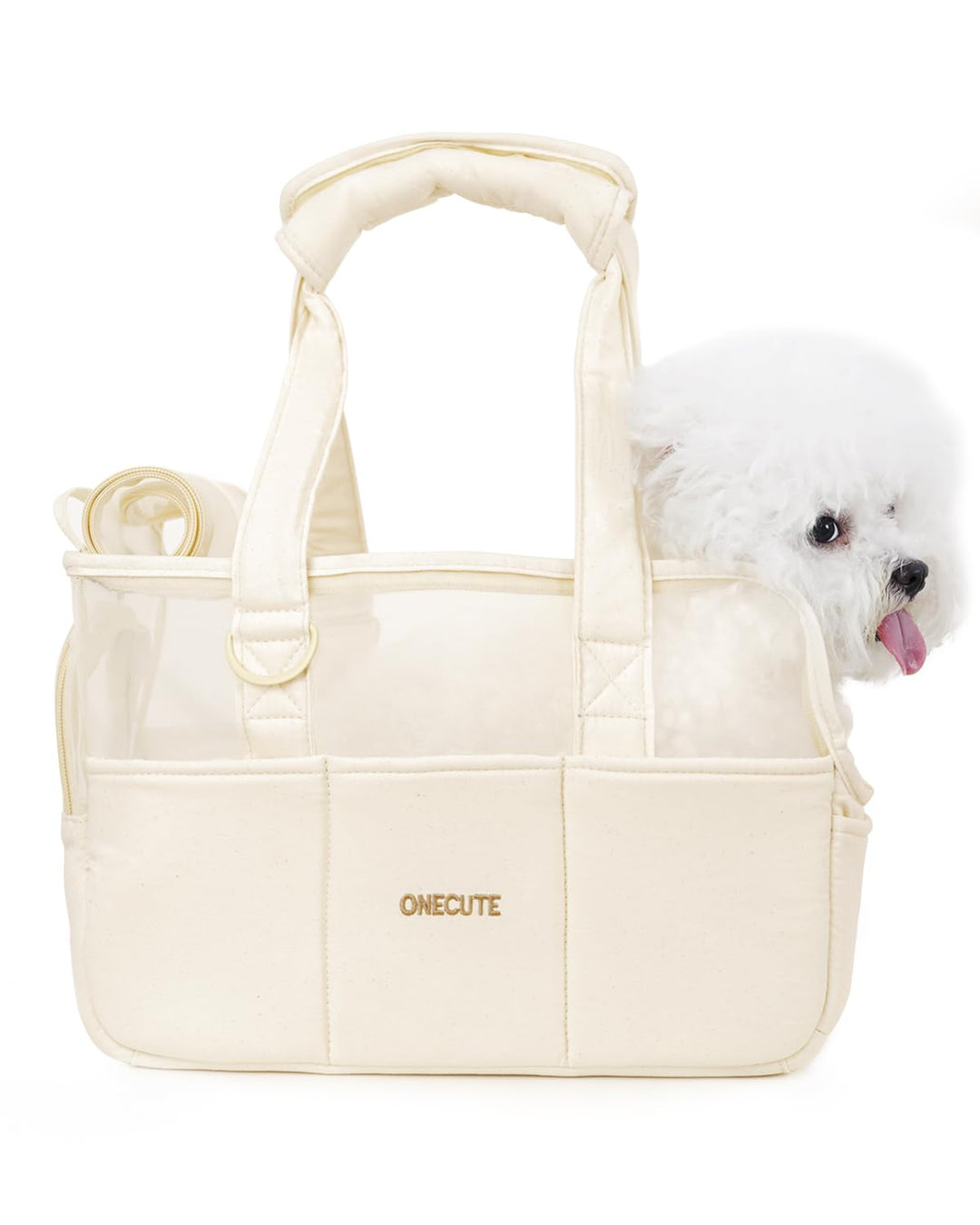 Hundetasche für Kleine Hunde, Katzen &amp; Kaninchen – Klappbare Tragetasche mit Sicherheitsverschluss,