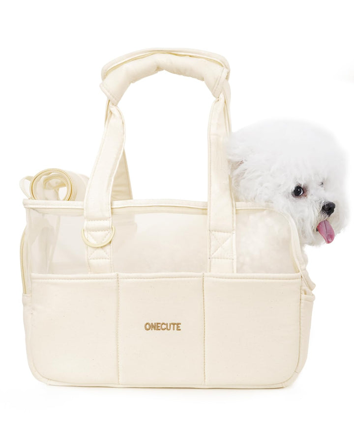 Hundetasche für Kleine Hunde, Katzen &amp; Kaninchen – Klappbare Tragetasche mit Sicherheitsverschluss,