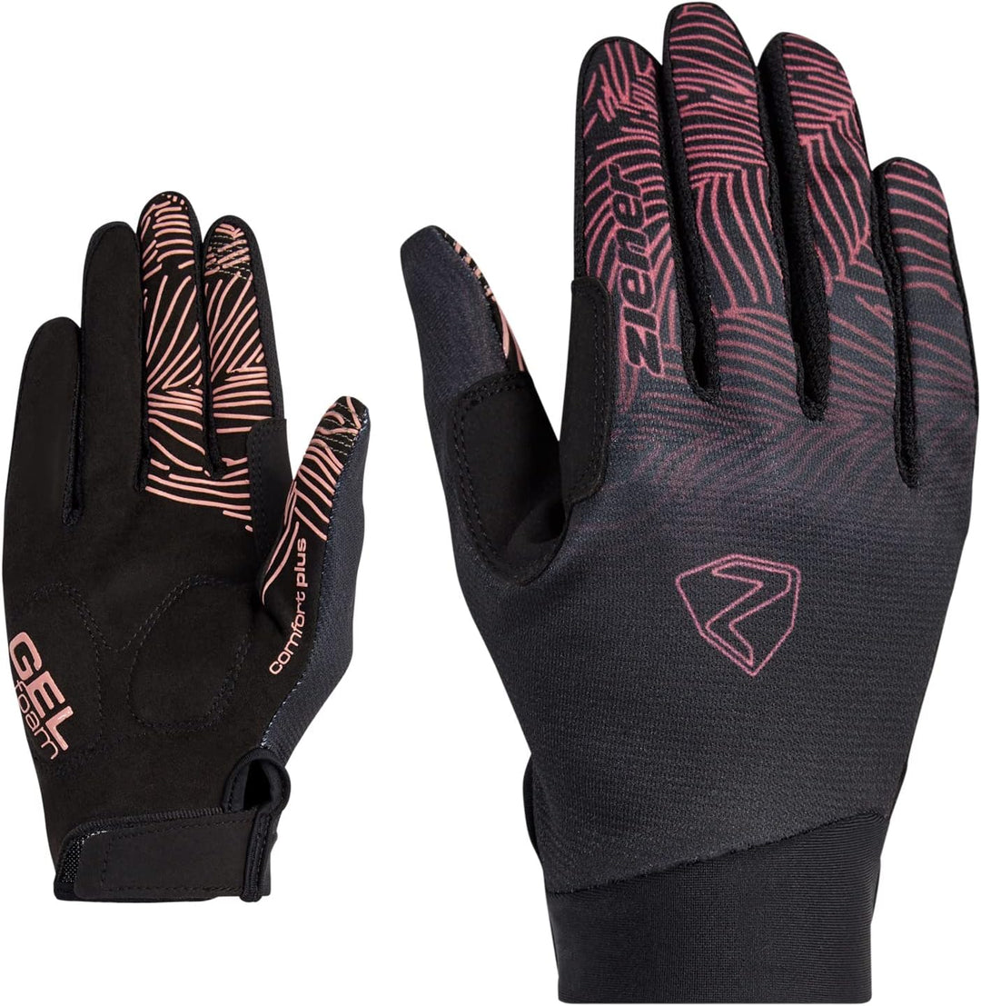 Ziener Damen Conny Fahrrad/Mountainbike/Radsport-Handschuhe | Langfinger mit Touchfunktion-atmungsak