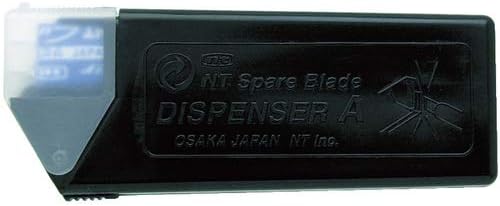 NT Cutter 9 mm solide Klingen ohne Abbrechlinien, 400 Stück/Packung, 1 Packung (BA-4000-ON) 58 degre