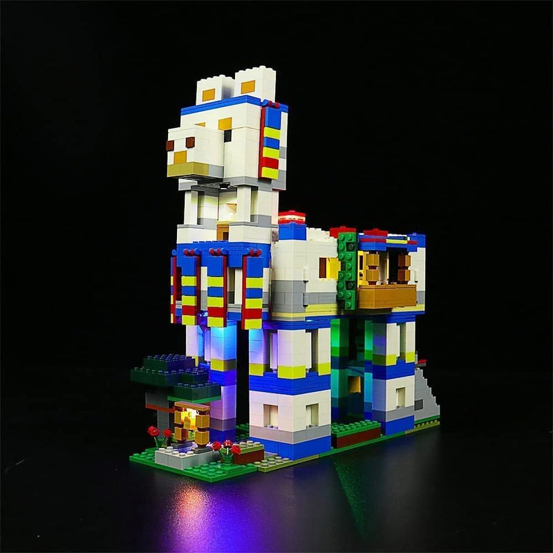 Led Licht Set für Lego 21188 Minecraft Das Lamadorf Set (Kein Lego-Modell enthalten, nur Beleuchtung