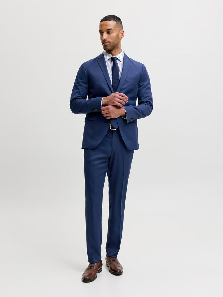 JACK & JONES Herren Jprcosta Suit Anzug 52 Medieval Blue/Fit:super Slim Fit, 52 Medieval Blue/Fit:su