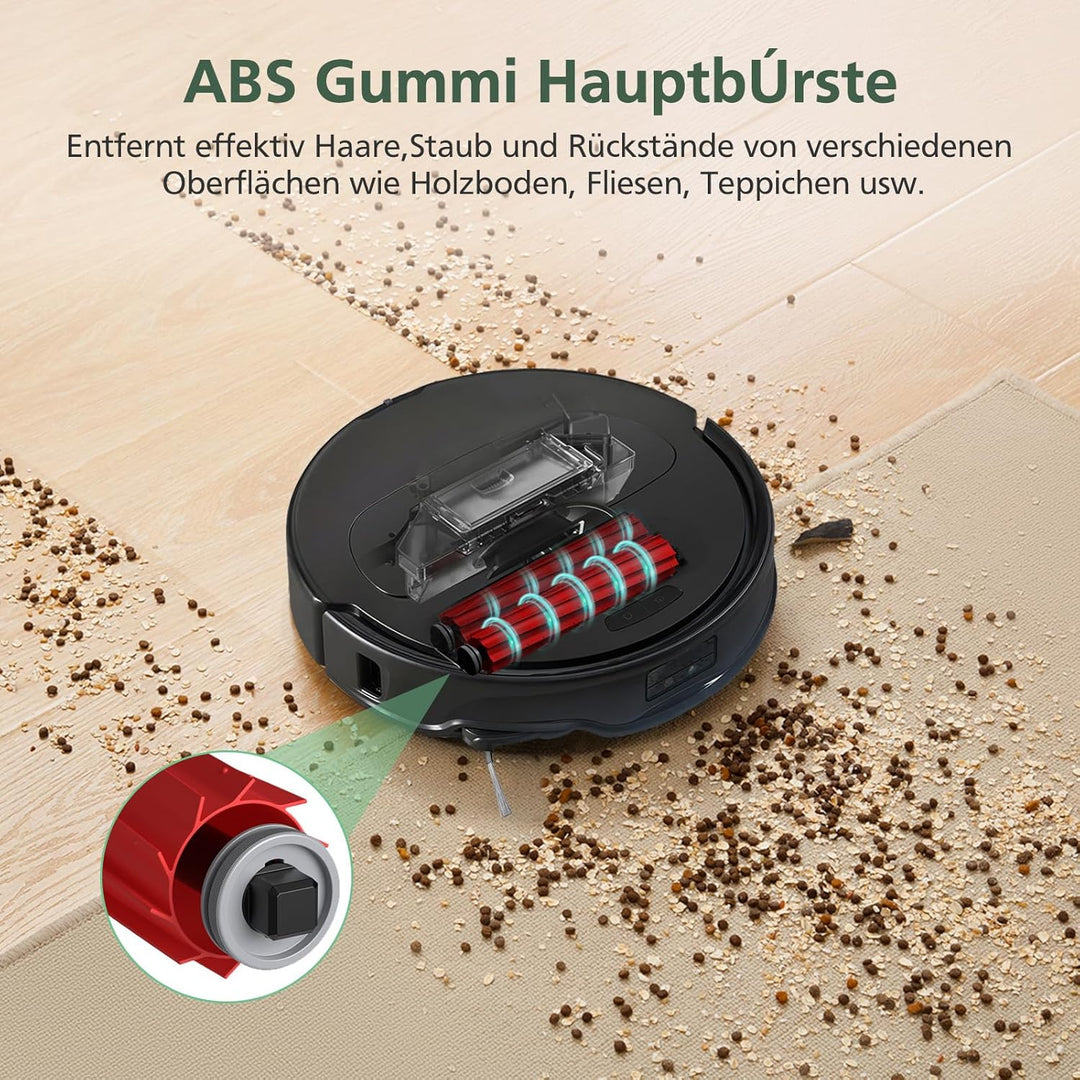 26 Stück Zubehör Ersatzteile für Roborock QV 35A/QV 35S Saugroboter, 2 Rollenbürste, 4 HEPA-Filter,