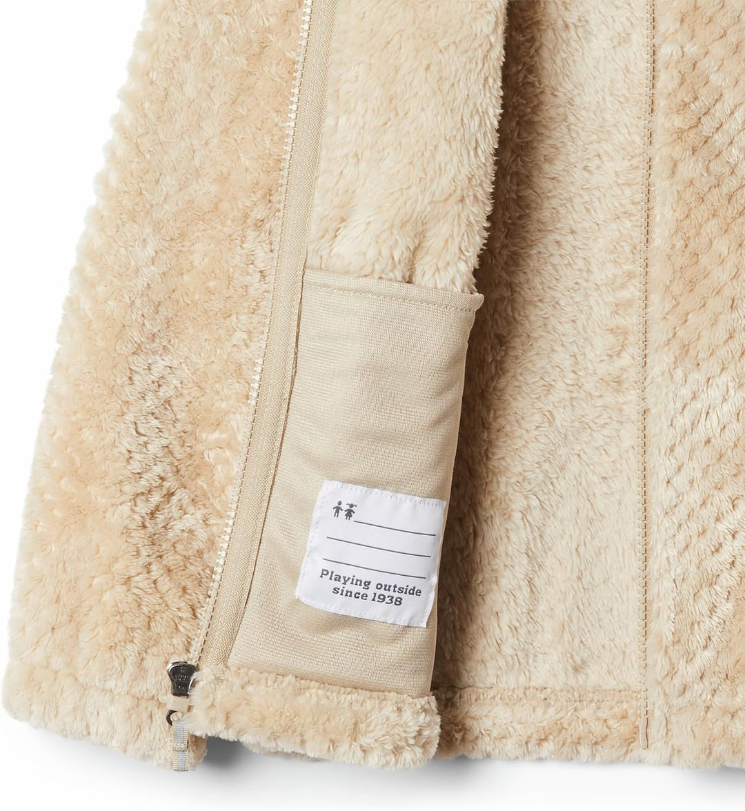 Columbia Fire Side Sherpa Full Zip Mädchen-Fleecejacke Ancient Fossil XL, XL Ancient Fossil