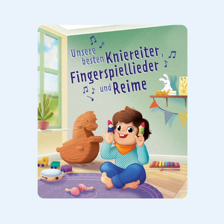 tonies Hörfiguren für Toniebox, Unsere besten Kniereiter, Fingerspiellieder und Reime, Kinderlieder