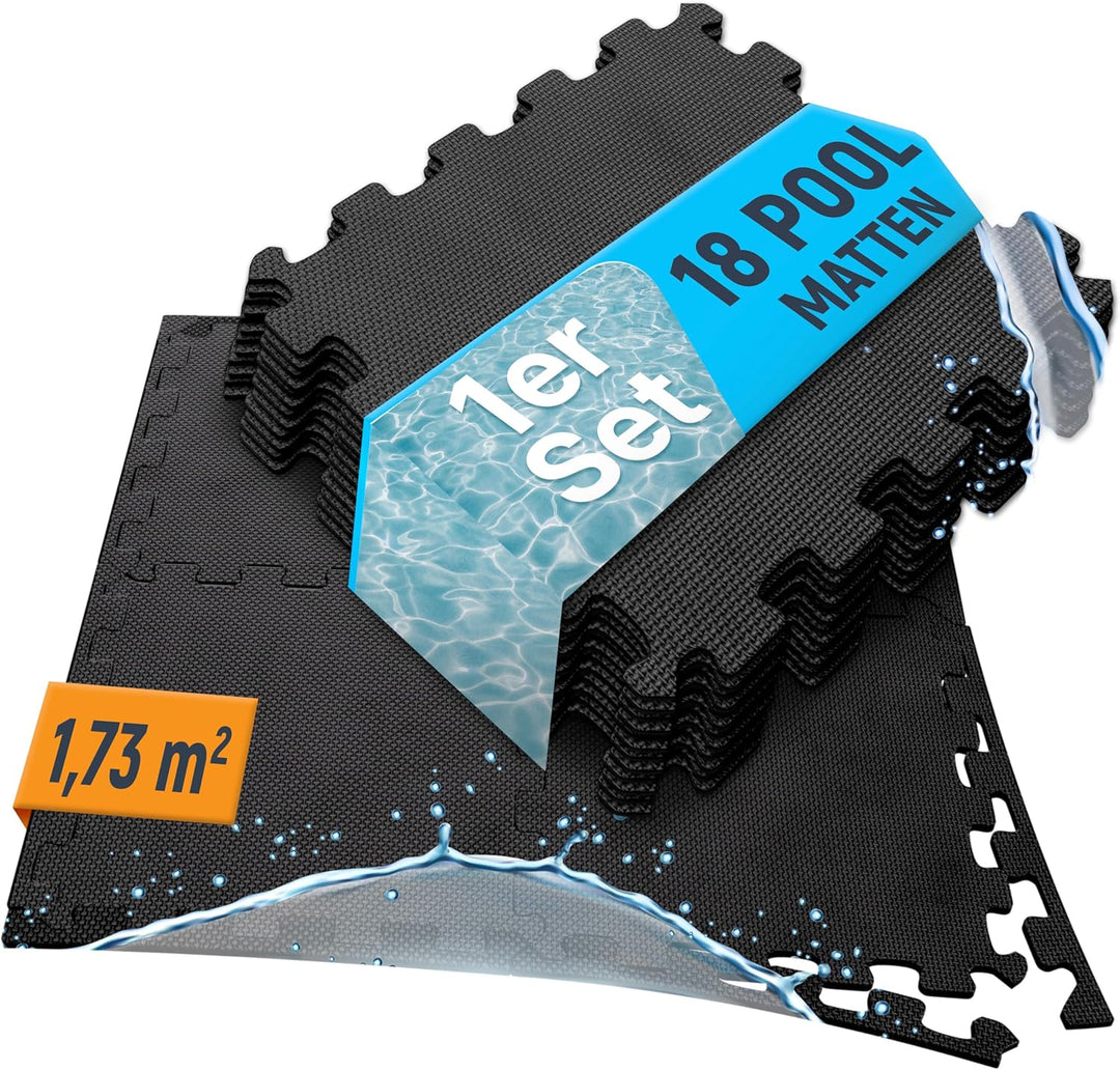 NEOLYMP Pool Unterlage - Poolmatten Schutzboden - Bodenschutzmatte Pool und Planschbecken - EVA Pool
