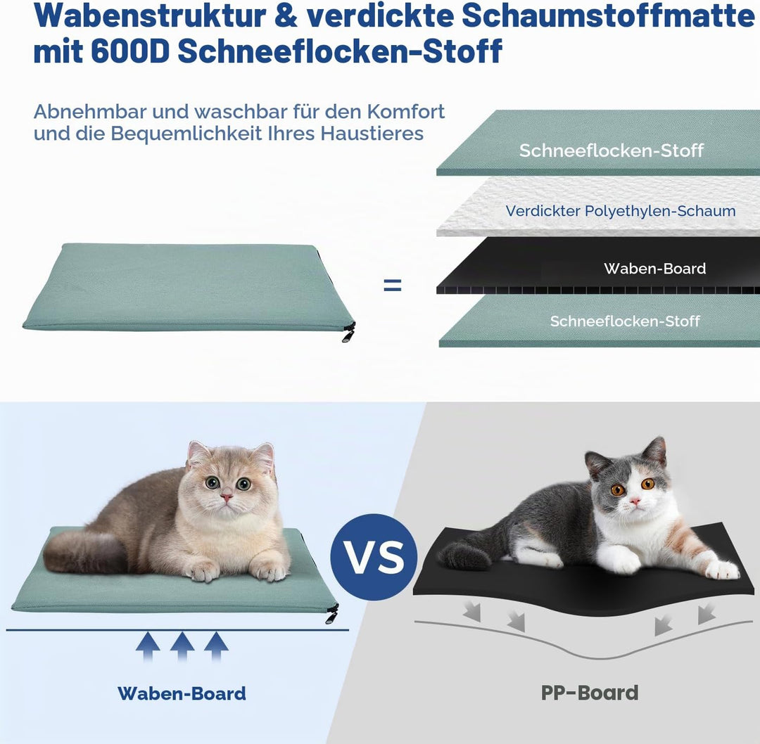 APOLLO WALKER Pet Carrier Rucksack für kleine Katzen und Hunde, Welpen, zweiseitiger Eingang, Sicher