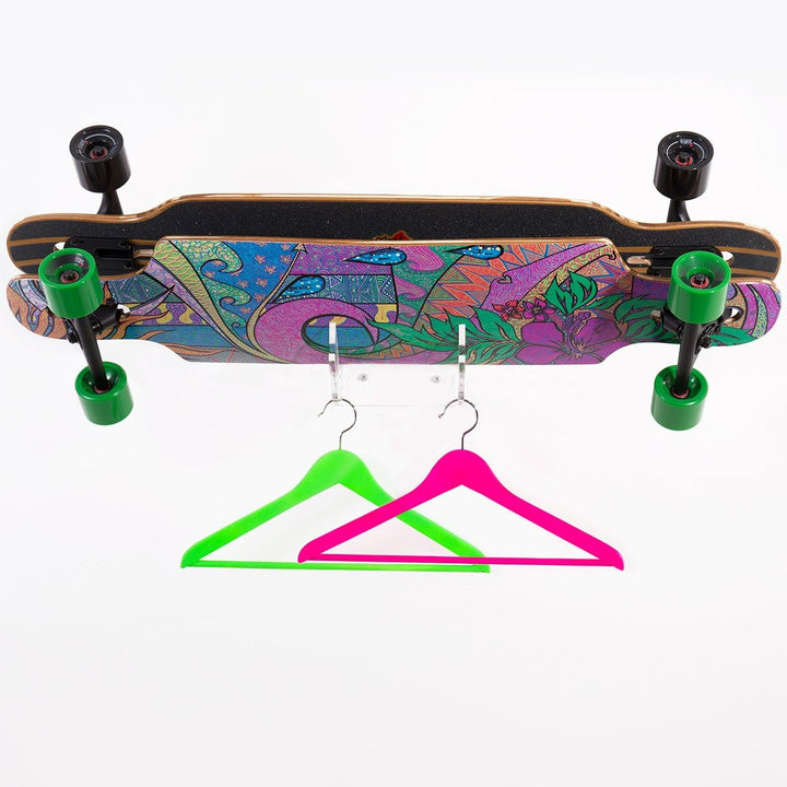 WANDKINGS BOARDPOD Twin, 2-Fach Wandhalter für 2 Wakeboards, Kiteboards, Snowboards, Longboards, Ska
