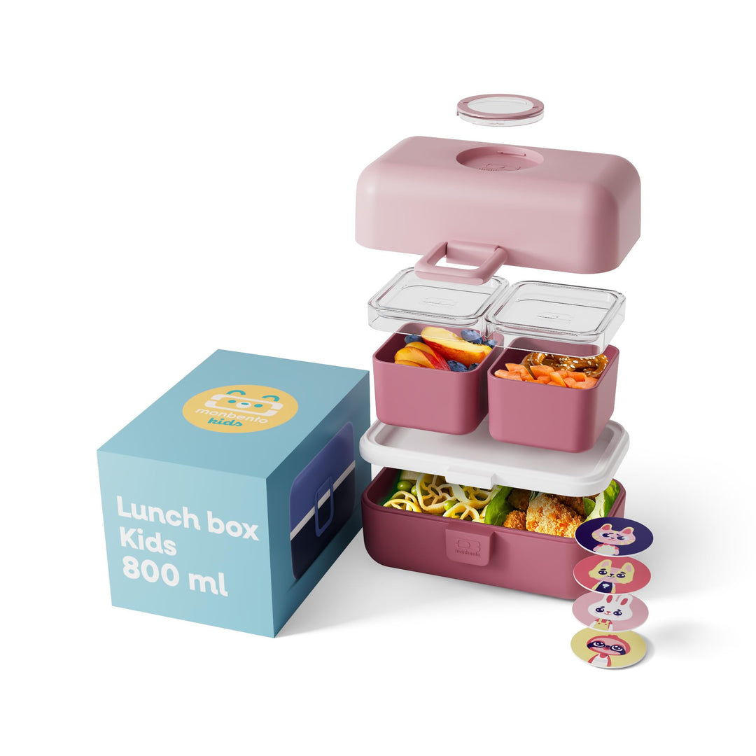 monbento MB Tresor Infinity – Brotdose Kinder 3 Fächer – Lunchbox BPA-frei – Jausenbox Kinder- Ideal
