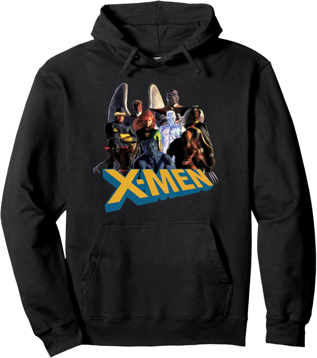 Marvel X-Men Mutant Super Heroes Group Pullover Hoodie