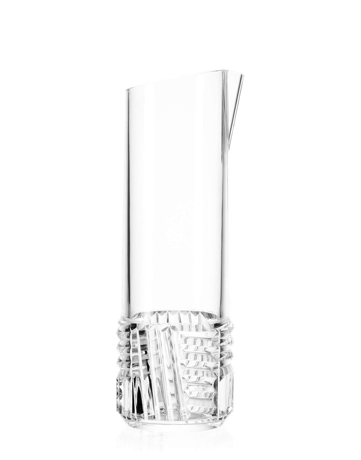 Kartell Trama Karaffe, Thermoplastisches Technopolymer, Klar, 30,5 x 10 cm Caraffa Cristallo, Caraff