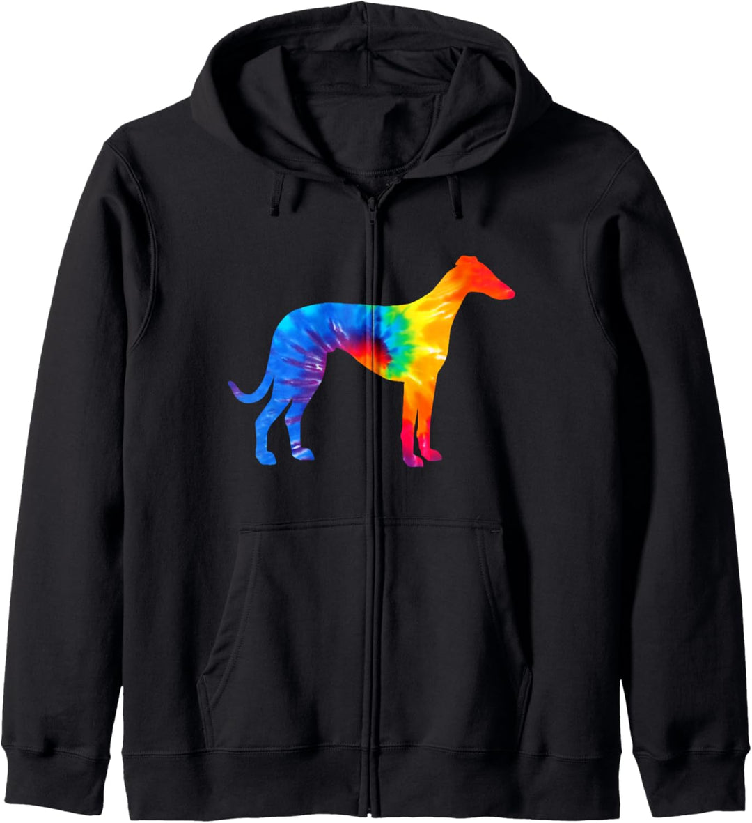 Whippet Tie Dye Hund Mom Dad Pet Lover Kapuzenjacke