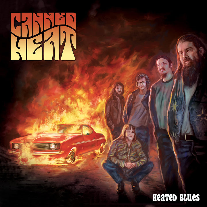 Heated Blues (Red & Yellow Splatter), Vinyl