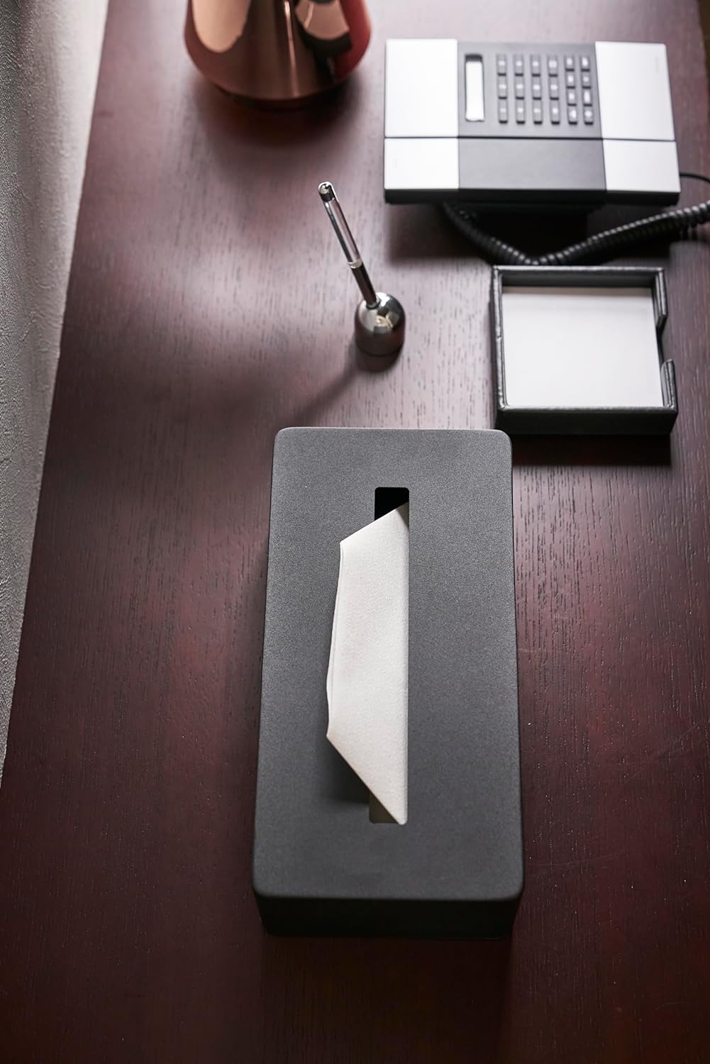 Tissue case - Tower - black Schwarz, Schwarz