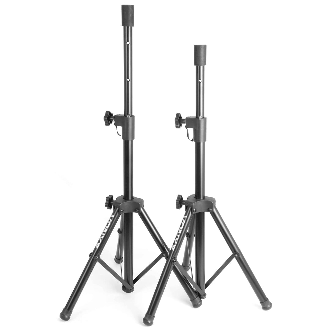 Vonyx LS02K Boxenständer Lautsprecherständer höhenverstellbar 65-135 cm, bis 20 kg - 35MM Boxenstati