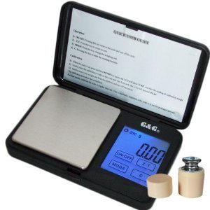 G&amp;G Feinwaage TS 200g x 0.01g inkl. 100g Kalibriergewicht Taschenwaage Digitalwaage Münzwaage Goldwa