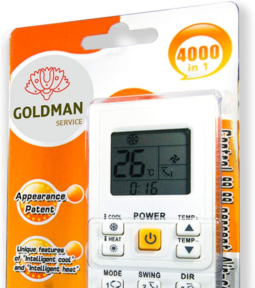 GOLDMAN SERVICE | Fernbedienung fur Klimaanlage, Inverter für Wärme und Kälte